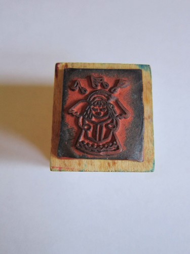 Vintage Angel Stamp Choir Singer Sweet Tiny Crafting Crafts Mini 1990s Christmas - Picture 4 of 13