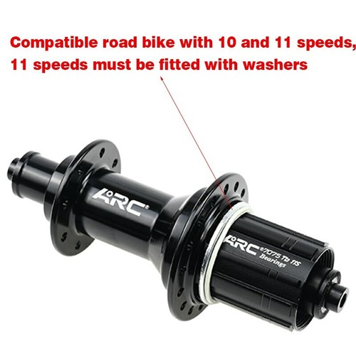 Buje de bicicleta de carretera 4 trinquetes 48 clics delanteros 100 traseros 130 mm NBK bujes de cojinete - Imagen 6 de 23