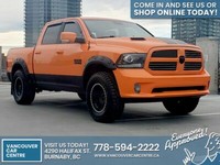 2017 Ram 1500 Sport Crew $269B/W /w Navigation System, Remote Starter. DRIVE HOME TODAY! QUICK & EAS
