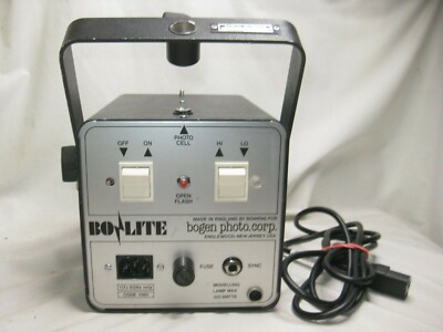 vintage Bogen Photo Corp Bowens BO LITE modelling lamp photography light flash
