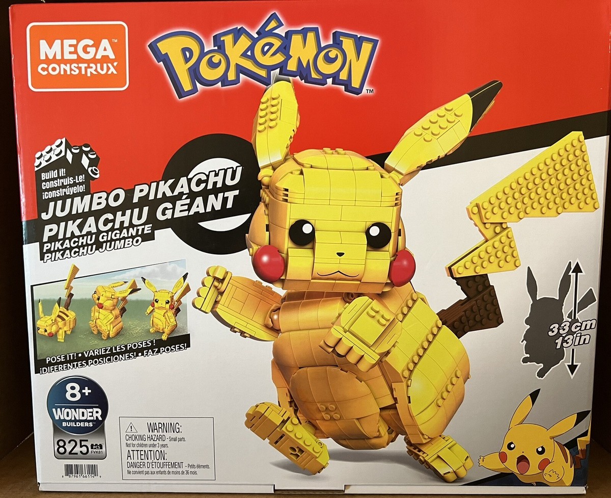 MEGA CONSTRUX Pokémon Jumbo Pikachu 13inch Building Blocks
