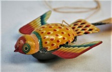 Vintage Flying Bird Tin Toy - Japan