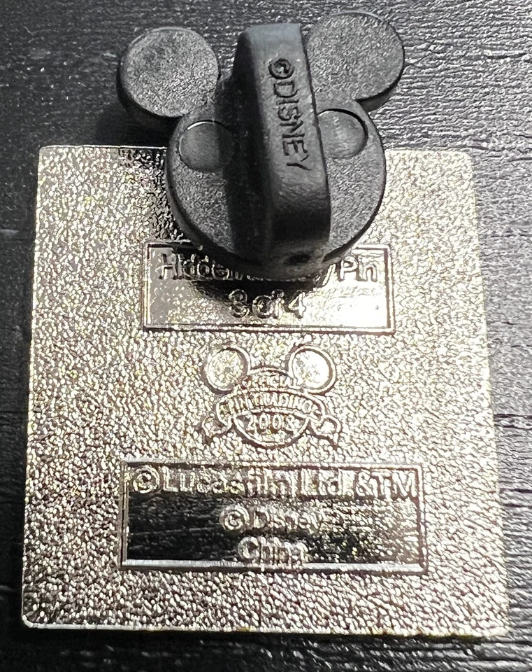 Disney Star Tours Pin Fast Pass Ticket Hidden Mickey Cast Lanyard Star Wars - Image 2 of 2