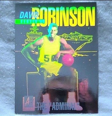 1991 Arena Holograms David Robinson #5 San Antonio Spurs 