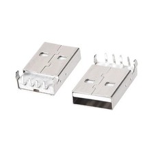 20X USB 2.0 Type A Male Socket Connector 4-Pin DIP 90 Degree Repair Adapter