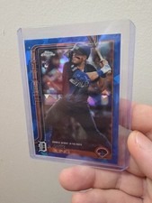 2025 Topps Chrome Update Sapphire Jace Jung Rookie Debut Tigers RC SP