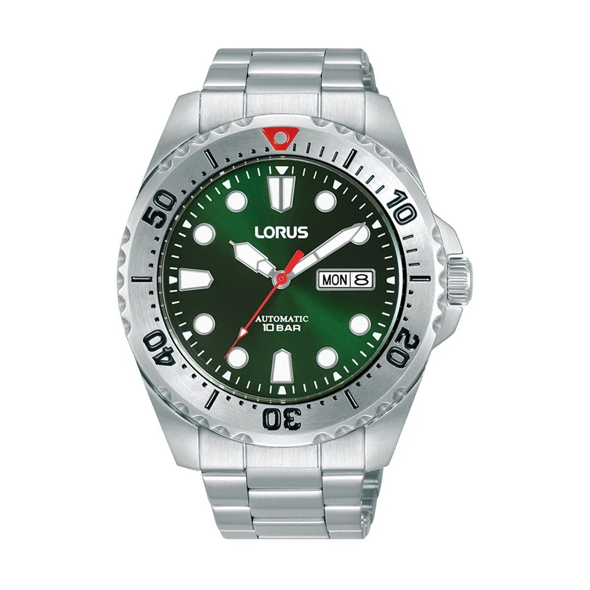 Lorus Orologio analogico al quarzo da uomo con bracciale in metallo, Argento - RH939NX9