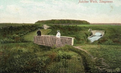 SKEGNESS Jubiläumsspaziergang - Postkarte Ref R86