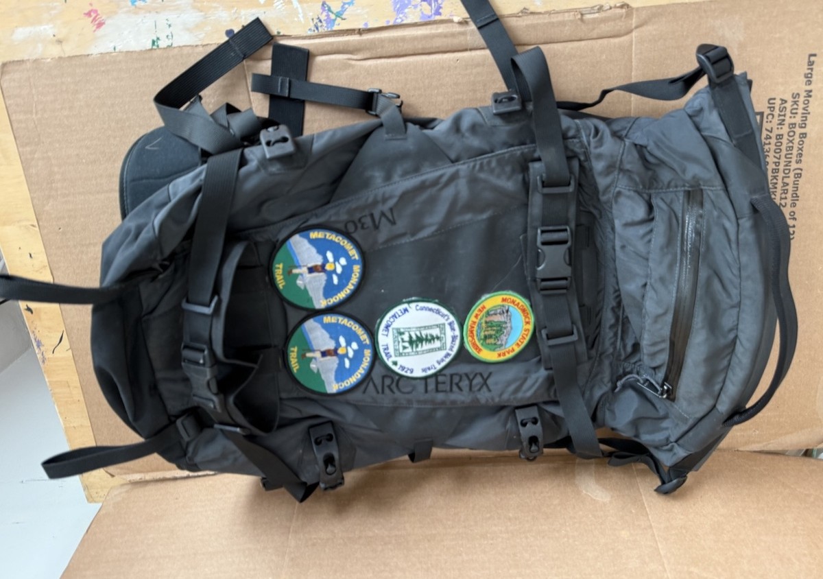 ARC'TERYX M30 アークテリクス バックカントリー ARC'TERYX M30 Backpack black Roll Top Ski Snowboard Hiking
