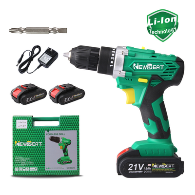 #ad Rechargeable 21V Cordless Drill Driver Set w Fast Charger Home Power Tools $46.09