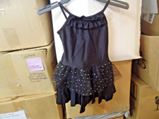 Revolution girls sparkle dress tutu leotard black ballet dance S child ballerina