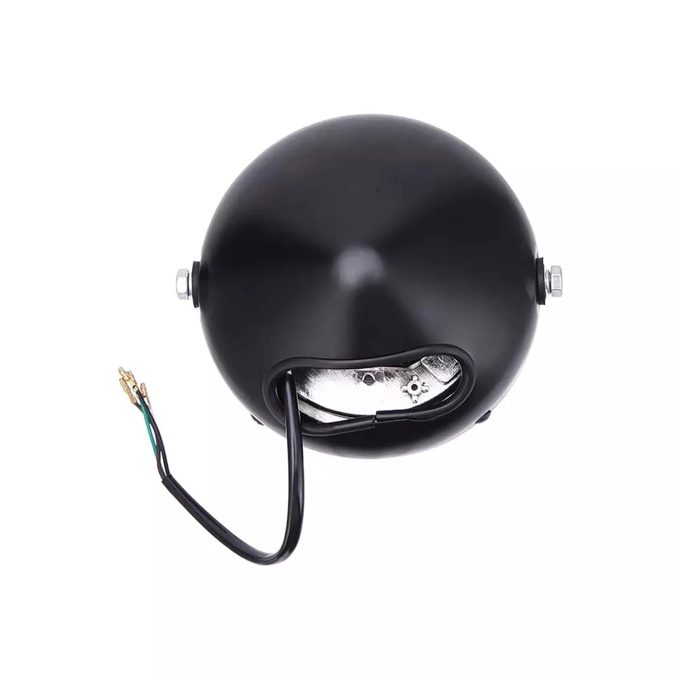 Motorcycle LED Headlight High/Lo DRL For Honda Kawasaki Yamaha Cafe Racer Bobber - Image 2 of 4