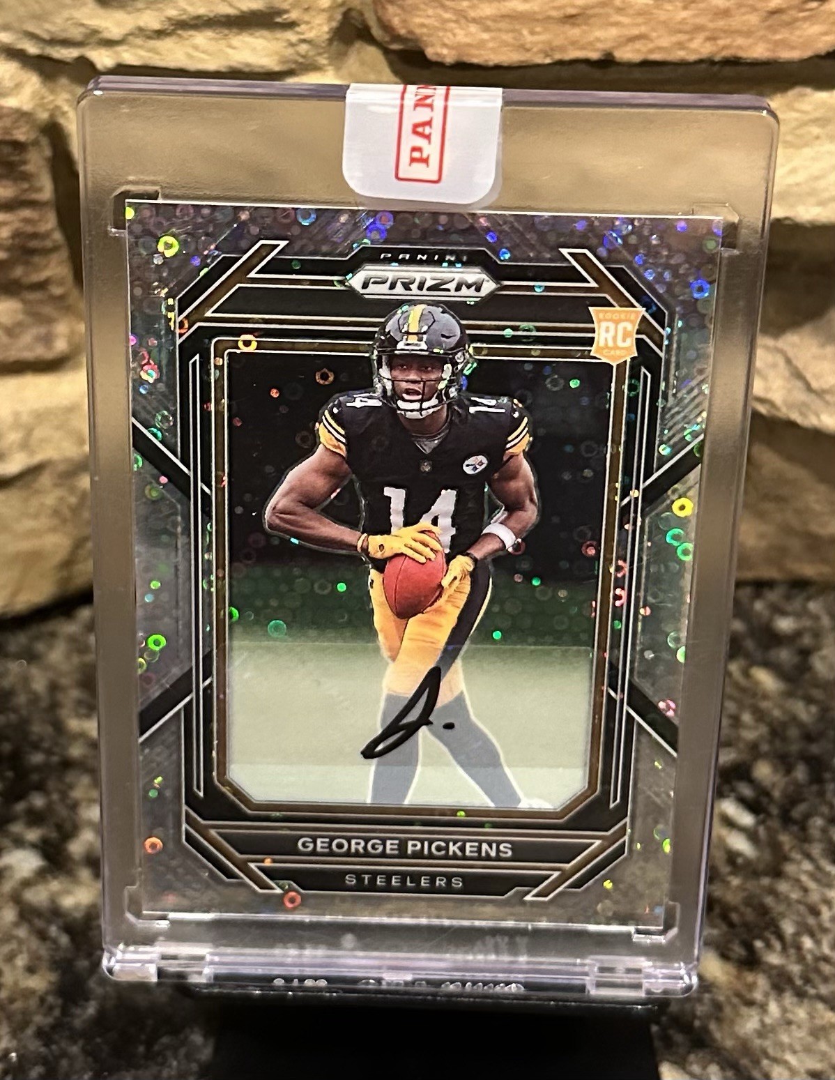 2022 Panini Prizm No Huddle #329 George Pickens Auto RC