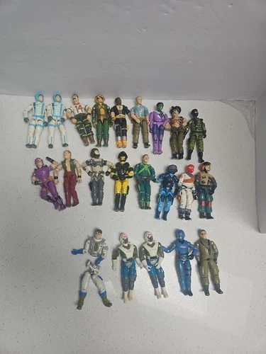 New ListingLot Of 22 Vintage 80s/90s 3.75" Gi Joe Figures - READ
