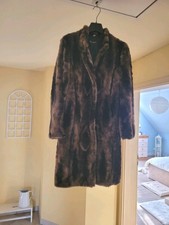 Kunstfell Mantel Damen Gr. 38 Braun Designer Jan Kuperus Warm