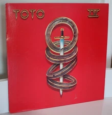 1982 Toto lV Record Album FC 37728 NM Columbia Cbs Label 33 1/3