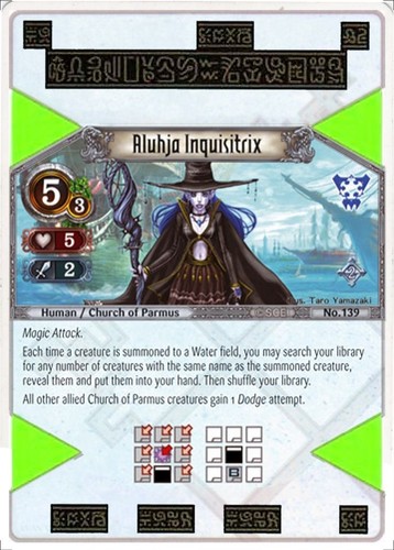 Aluhja Inquisitrix - Set 2 - The Eye of Judgment TCG - Picture 1 of 6