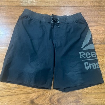 Reebok CrossFit Men's Large Black Speedwick Athletic Training Gym WOD Shorts L