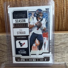 2023 Panini Contenders Season Ticket Rookie C.J. Stroud #40 Texans Football