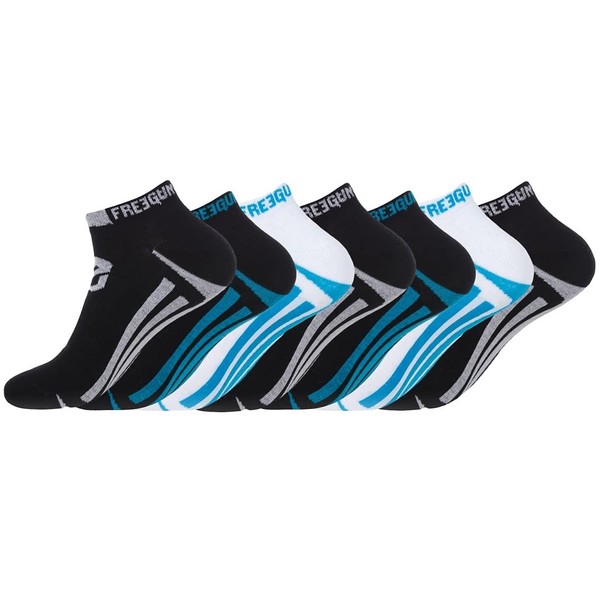 Sportsocken Herren 7Er Pack Schwarz GrößE Langlebig Anti-Reizung-image