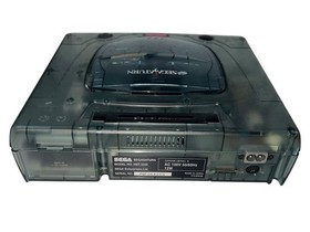 Sega Saturn Main Unit: Special Limited Edition Skeleton Hst-0022 Tested Japan