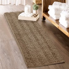 KGORGE Bath Tub mat Indoor pet mat, Brown, 24" 24"W x 60"L Pack of 1 , Brown