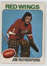 1975-76 O-Pee-Chee Jim Rutherford #219 0u2j