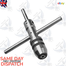 Piloted Spindle Tap Wrench 1/4"?1/2" (6.35?12 mm) |Precision T-Handle Tap Holder