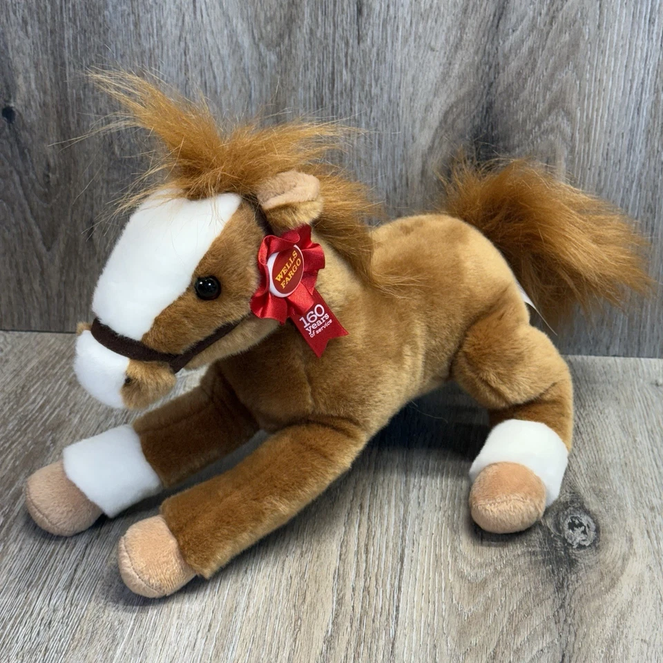 Wells Fargo Легендарная Лошадь Плюшевый Лот 10 Мягких Животных Пони Коллекция Любителей - Изображение 2 из 4