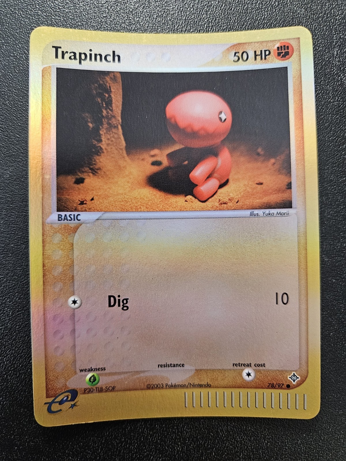 Pokemon EX Dragon Trapinch Reverse Holo 78/97 EXC-NEAR MINT Yuka Morii