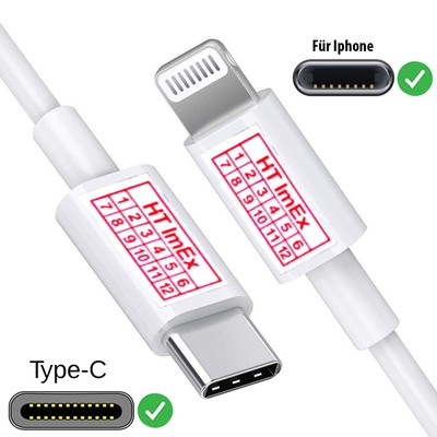 Ladekabel Datenkabel Adapter weiß 1m kompatibel für iPhone 6 / iPhone 6 Plus
