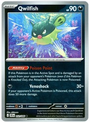 Qwilfish 052/086 Reverse Holo Chaos Rising