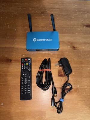Super box S6 Max Superbox S6Max Used With Remote And Power Supply Tested Works