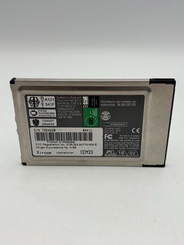 Xircom Kreditkarte Ethernet Adapter Modem 33.6 Global Access Kreditkarte - Bild 4 von 4