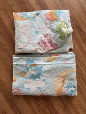 Vintage Care Bears Sheet Set Flat And Fitted Twin 80s