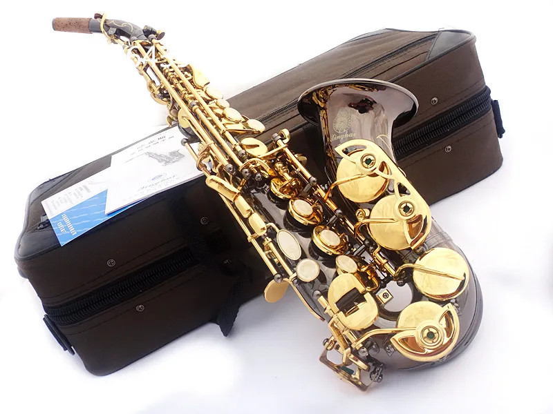 Xinghai XSS-130G Bb Small Curved Soprano Saxophone Black Nickel