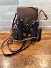 Vintage 8 X 30 Weitwinkel Binoculars Germany with Case and Straps-Read Condition