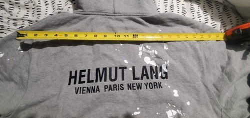 Men's XL Woman XXL Helmut Lang Standard Painter Hoodie W/ Kangaroo Pocket Cotton - Picture 21 of 24