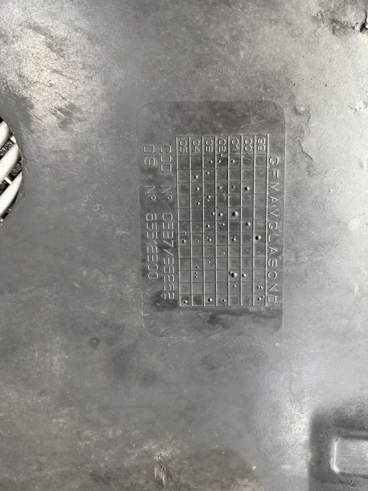 Ferrari 360 Rear Shield P/N 65512300