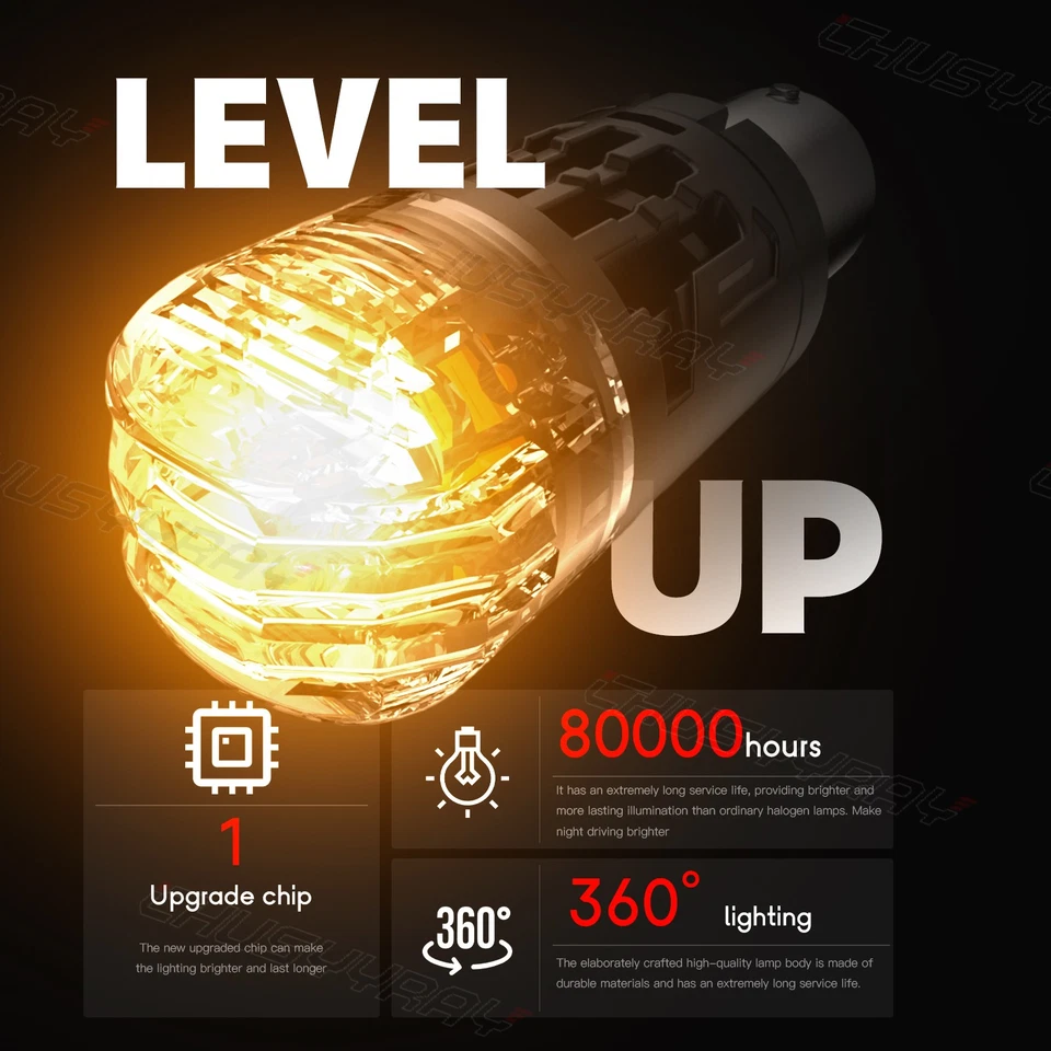 Bombilla LED ámbar intermitente para BMW E87 128i 135i 2008 2009-2013 Foto 3 de 4