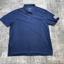 Tommy Bahama Shirt Mens XL Blue Island Zone Palm Coast Polo Breathable Golf