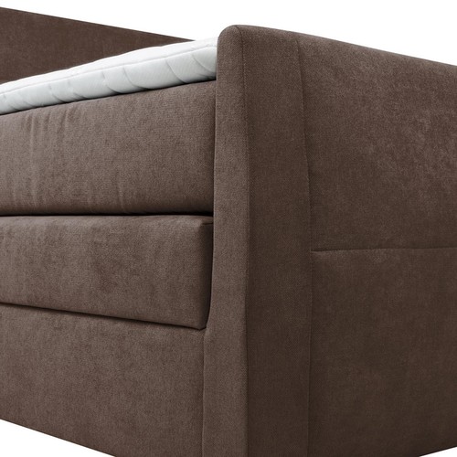 Boxspringbett - braun - mit Bettkasten - H3 - 180x200 cm Doppelbett Polsterbett - Bild 7 von 10