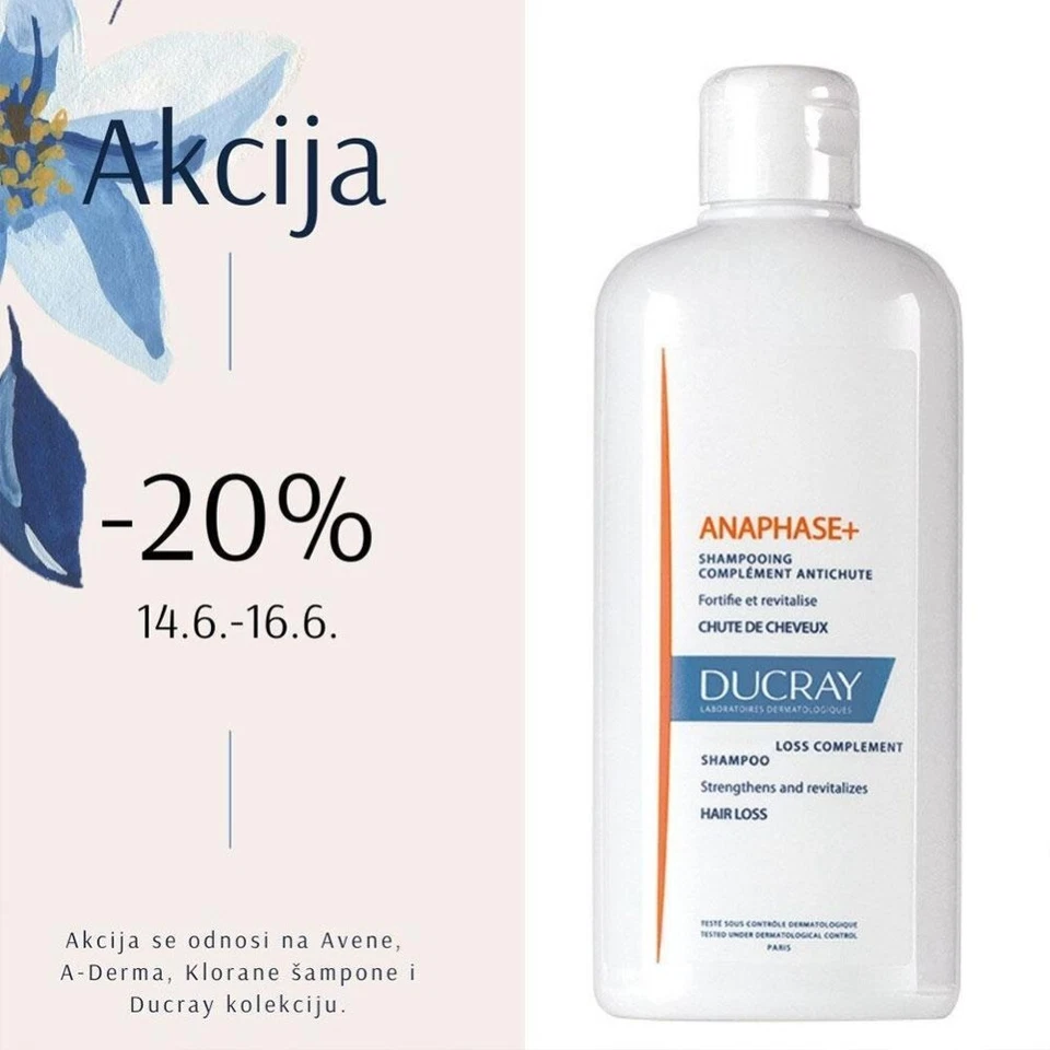 Ducray Anaphase+ Anti-Hair Loss Complement Shampoo - 13.6oz / 400ml - Image 3 of 4