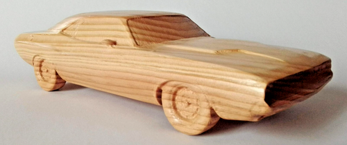 1:16 Holz Muscle Car - Classic American Coupe Scale Modell - Sammlerstück Geschenk - Bild 2 von 11