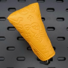 SCOTTY CAMERON TOUR BUS YELLOW WASABI MINI PUTTER COVER / KEY CHAIN / FOB
