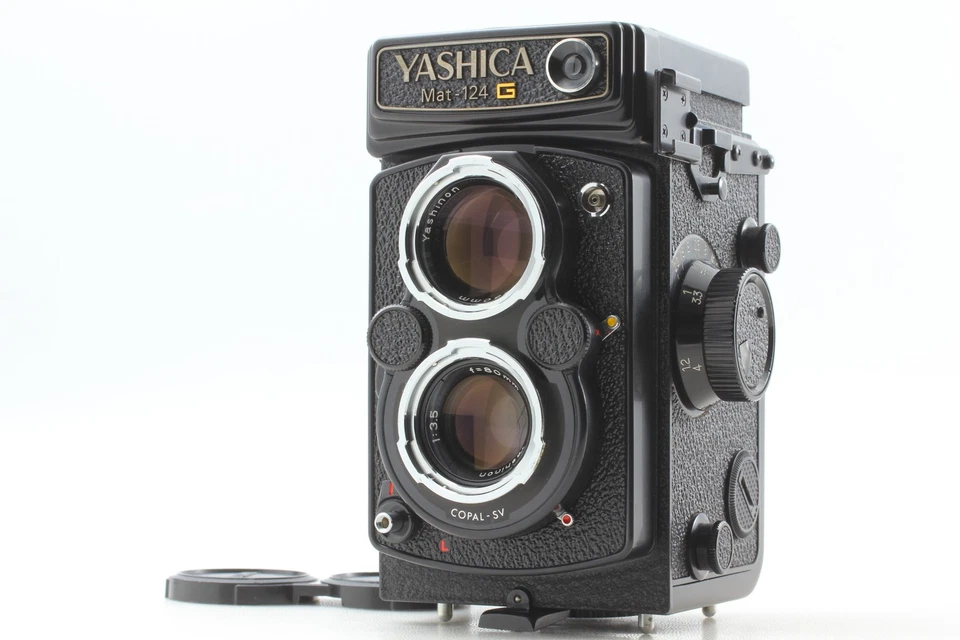 Cámara fotográfica Meter Works [N COMO NUEVA] Yashica Mat 124G 6x6 TLR 80 mm f/3,5 lente JAPÓN Foto 2 de 4