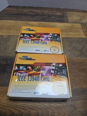 3 Port 1394A Firewire PCI Card VIA Chipset  SD-PCI-4F (QTY 3 )