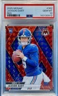 2025 Mosaic Jaxson Dart #362 RED Prizm 💎PSA 10💎 RC Giants Low Pop Color Match!