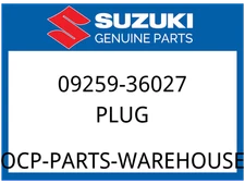 Suzuki OEM Part 09259-36027 PLUG