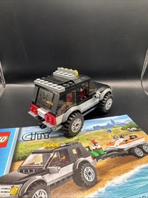 Lego City: 60058 SUV with Watercraft W/Minis & Manuals 99% Complete Read Desc